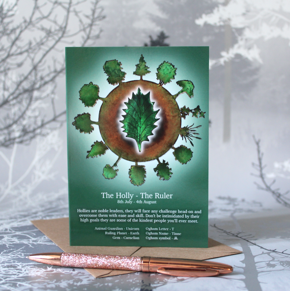 The Holly - Celtic Tree Calendar - 8th Jul - 4th Aug