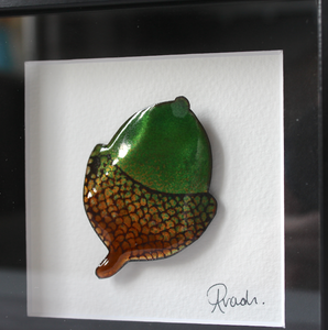 Acorn Green & Brown - Small Frame