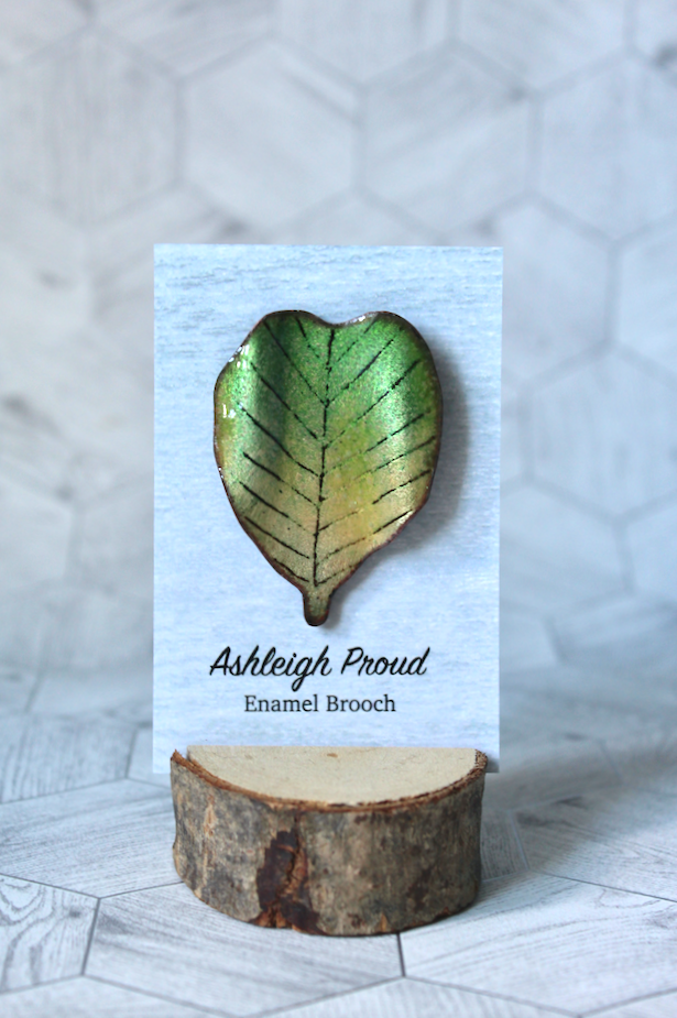 Two Tone Alder Brooch