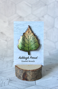 Two Tone Birch Brooch