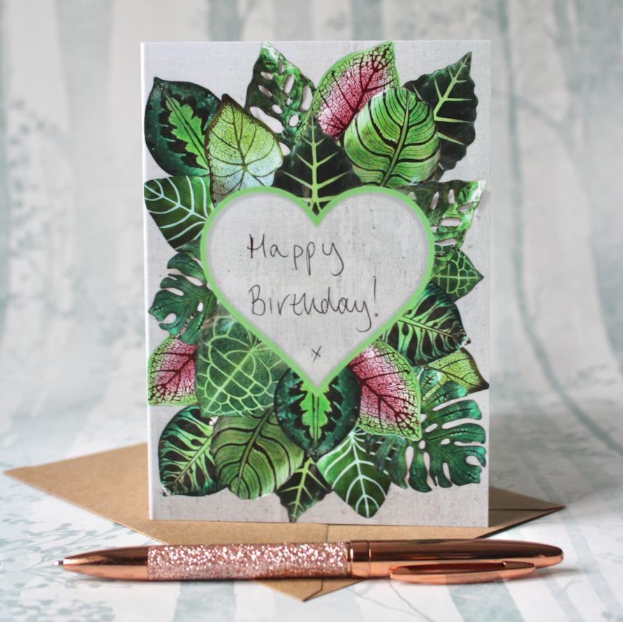 Customise Your Houseplant Greetings Card