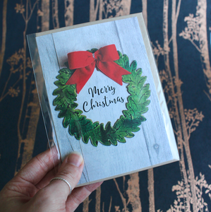 Christmas Wreath Card