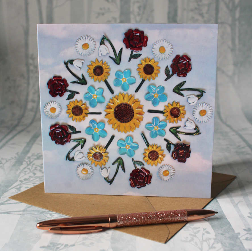 Floral Pattern Card