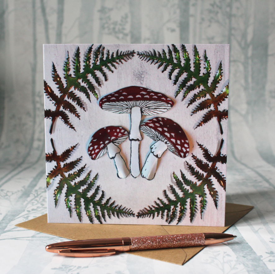 Fly Agaric Mushroom Card