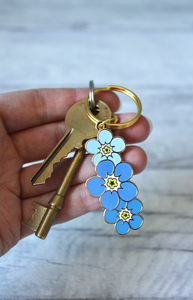 Forget Me Not Keyring