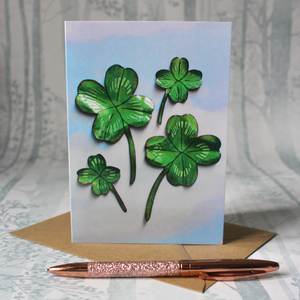 Lucky Clovers Card