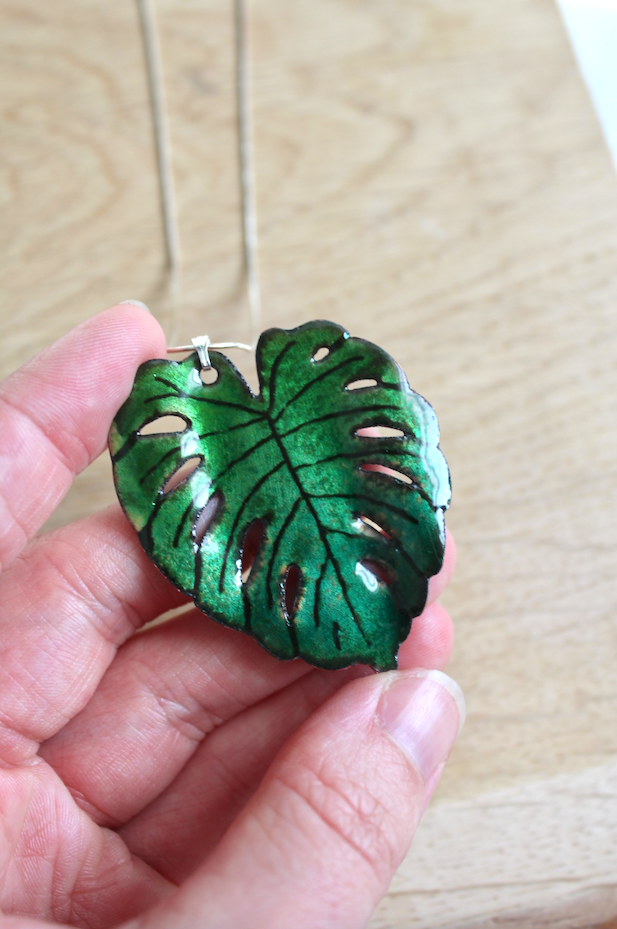 Monstera Deliciosa Necklace