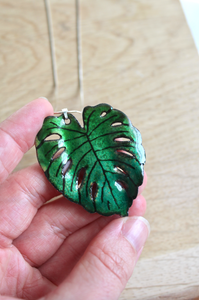 Monstera Deliciosa Necklace