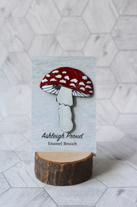 Mushroom Brooch