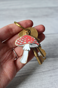 Mushroom Keyring