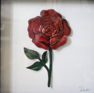 Red Rose - Large Frame