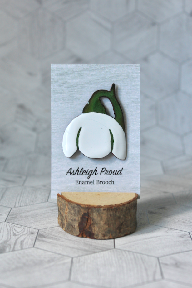 Snowdrop Brooch