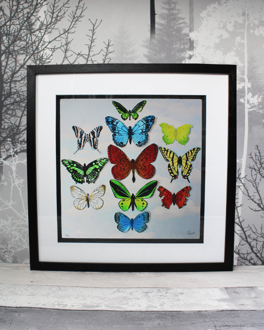 Butterfly Kaleidoscope Giclee