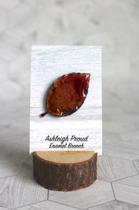Two Tone Beech Brooch