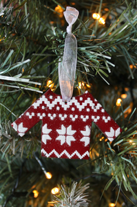 Christmas Jumper Decoration - Red