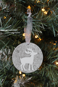 Reindeer Christmas Decoration - Grey