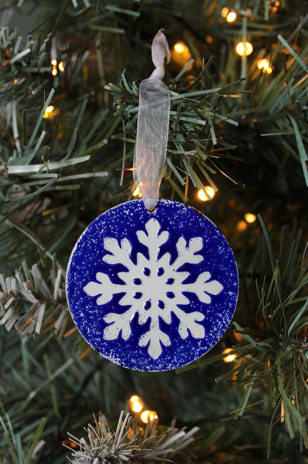 Snowflake Christmas Decoration - Blue
