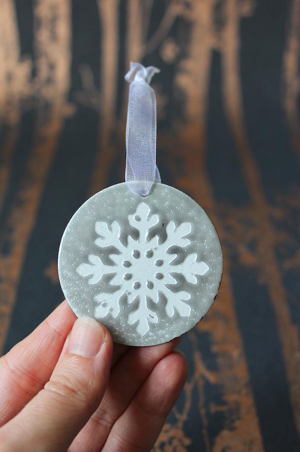 Snowflake Christmas Decoration - Grey
