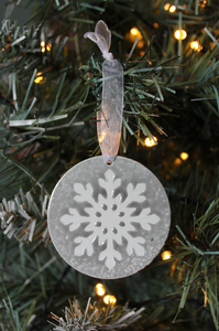 Snowflake Christmas Decoration - Grey